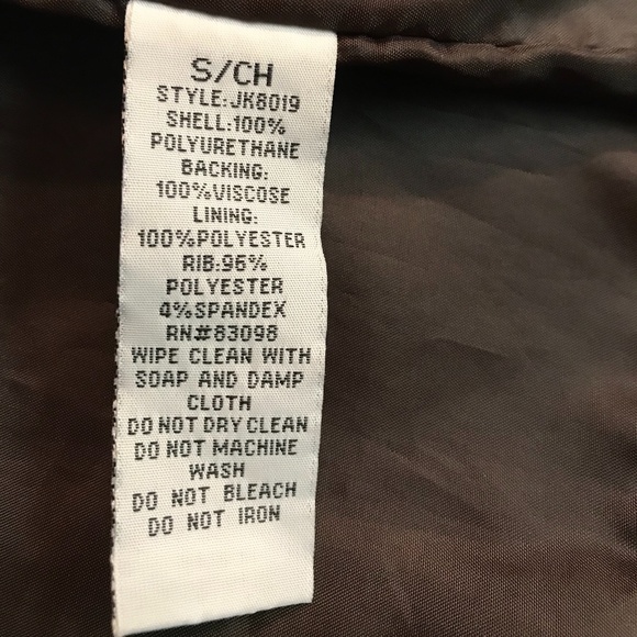 Gi Sono by Cavalini faux leather hooded jacket - Picture 6 of 7